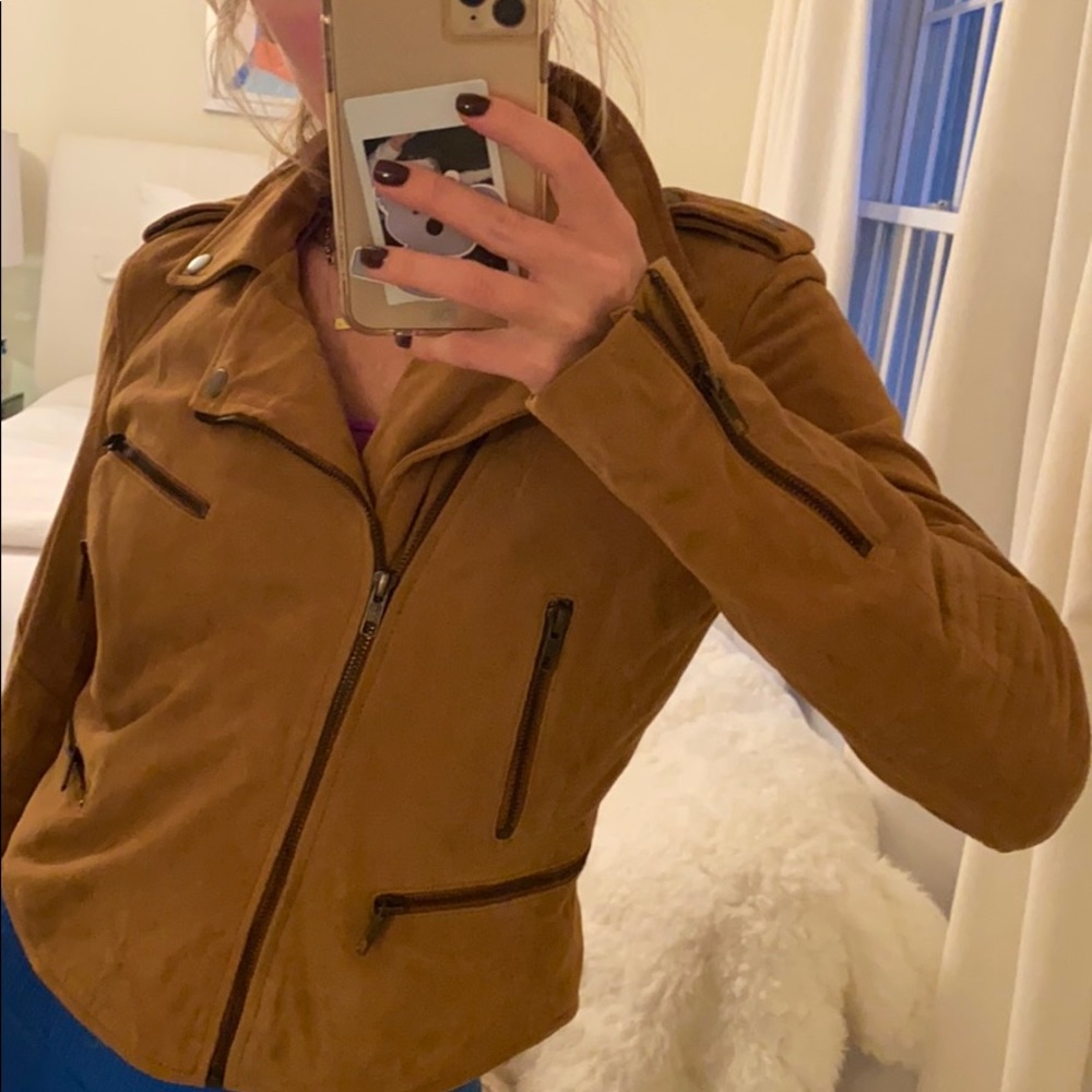 Suede Jacket Camel - Picture 4 of 4
